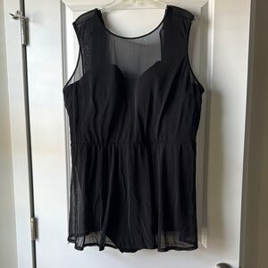 Black One-Piece Swimsuit